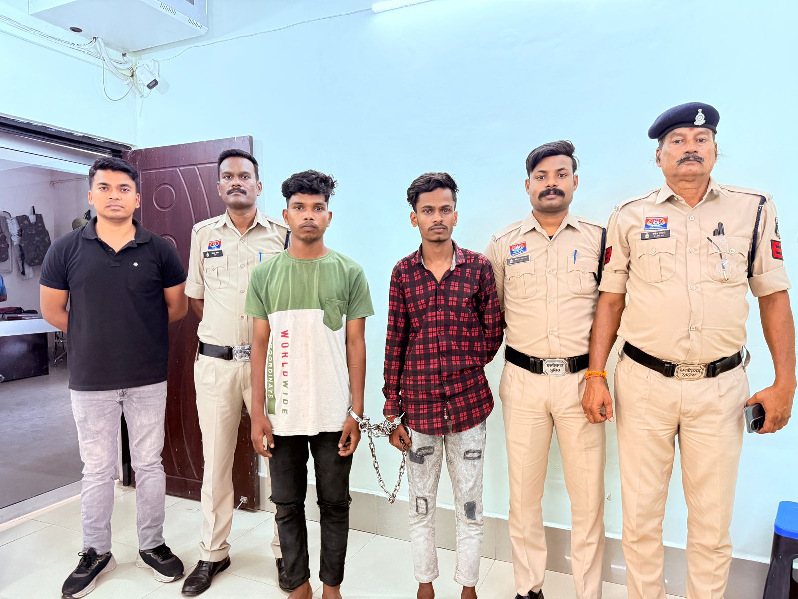 कोरबा: 8 लाख की चोरी हुई बलेनो कार बरामद, दो आरोपी गिरफ्तार