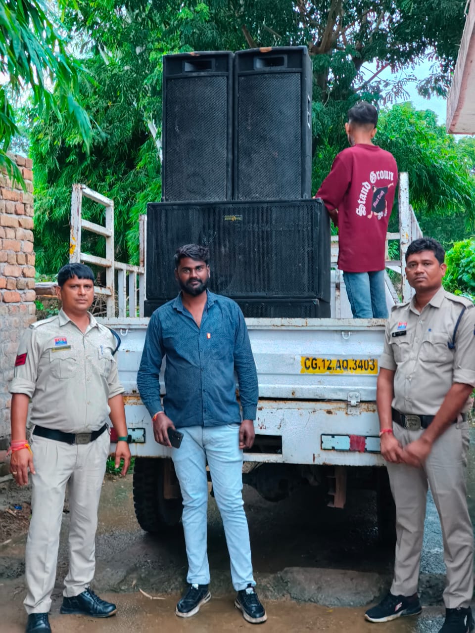 त्योहारों से पहले कोरबा पुलिस की सख्ती: डीजे साउंड पर बड़ी कार्रवाई, कई मशीनें जप्त