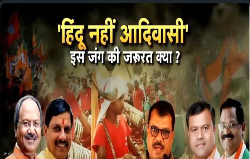 CG News: आदिवासी धर्म पर सियासी संग्राम, कांग्रेस का नया नारा – “हम आदिवासी हैं, हिंदू नहीं”