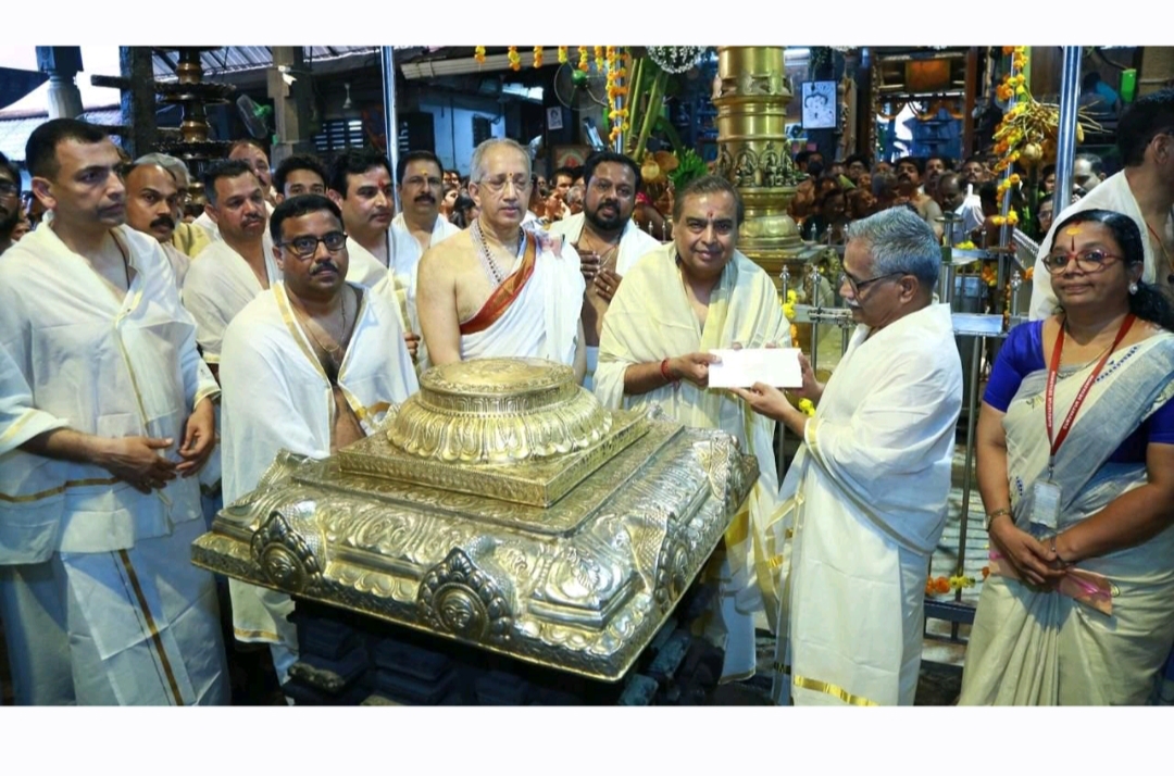 मुकेश अंबानी ने श्रीनाथजी मंदिर को दिया 15 करोड़ का दान, ₹50 करोड़ की लागत से बनेगा आधुनिक सेवा सदन नाथद्वारा में