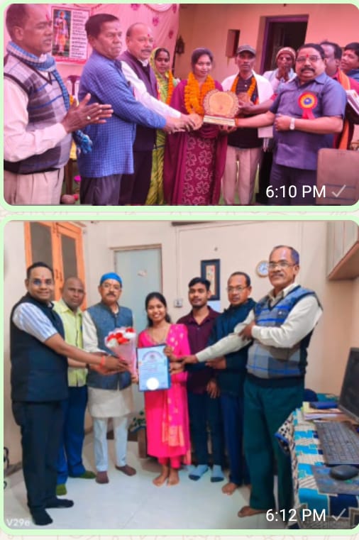 “कविता की शानदार उपलब्धि – मेरिट लिस्ट में स्थान, समाज ने किया भव्य सत्कार