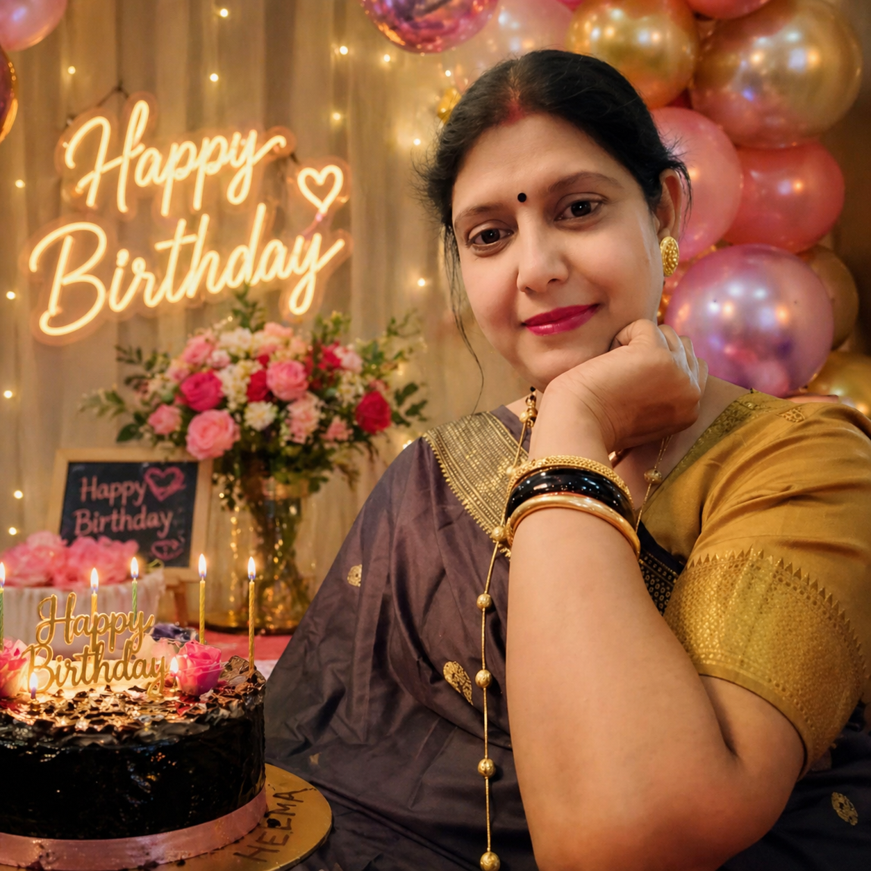 🎉🎂 जन्मदिन की हार्दिक शुभकामनाएँ – हेमा शर्मा जी 🎂🎉