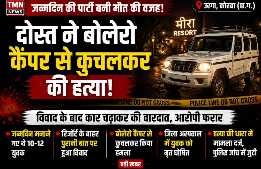 “ब्रेकिंग न्यूज़ जिले में एक और हत्या” जन्मदिन की पार्टी बनी मौत की वजह! दोस्त ने बोलेरो कैंपर से कुचलकर की हत्या “ब्रेकिंग न्यूज़ जिले में एक और हत्या” जन्मदिन की पार्टी बनी मौत की वजह! दोस्त ने बोलेरो कैंपर से कुचलकर की हत्या